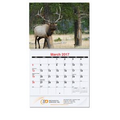 Coil Bound Monthly Wall Calendar w/ Wildlife